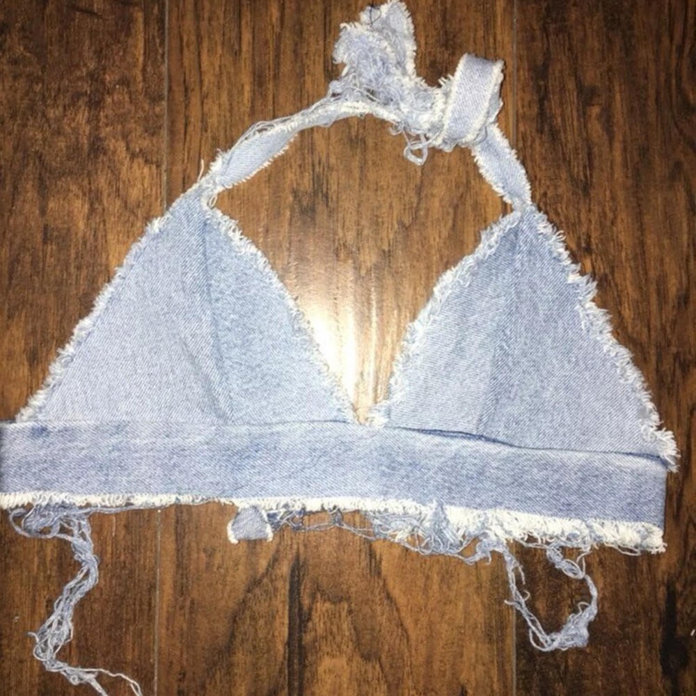 Custom Denim Bra
